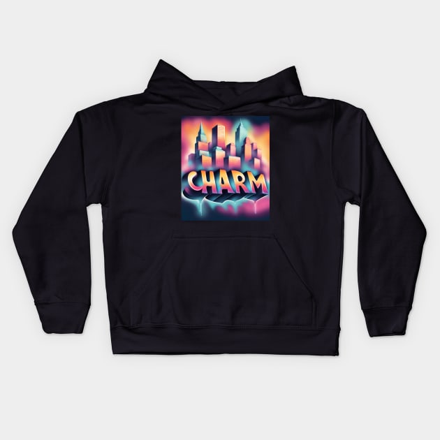 COLORFUL CHARM CITY DESIGN Kids Hoodie by The C.O.B. Store